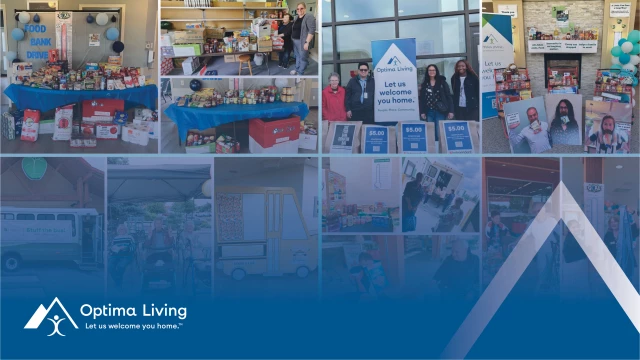 Optima Living Contributes Record-Breaking Food Bank Donations Across BC & Alberta
