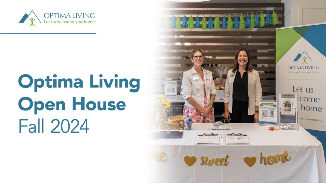 Creating Community at Optima Living Fall 2024 Open House Events